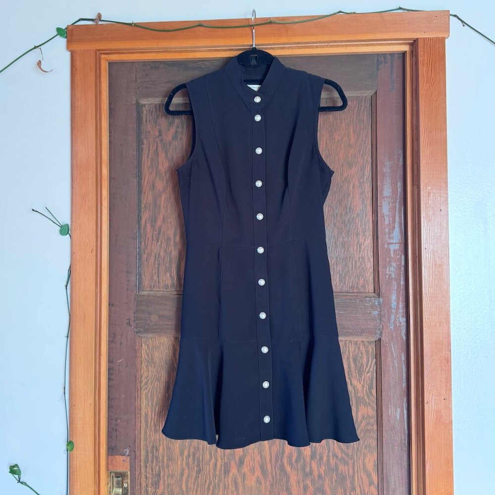 Amanda Uprichard Gatlan black dress